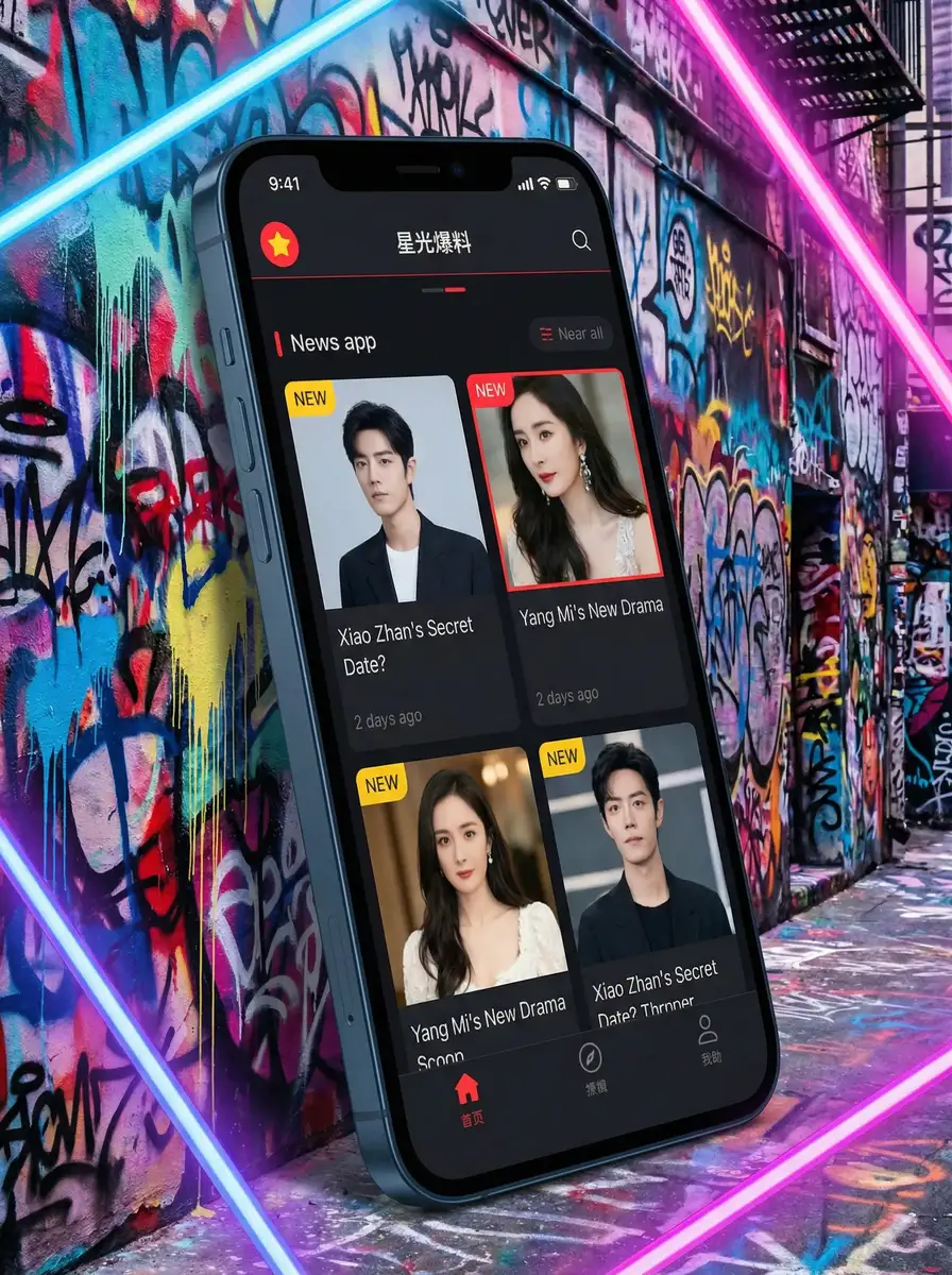 titanx APP界面展示 - 掌上吃瓜神器